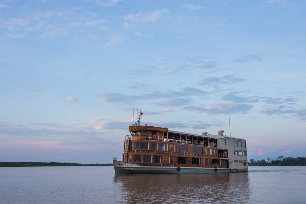 Amazon river boat