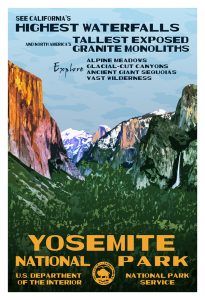 Yosemite National Park poster