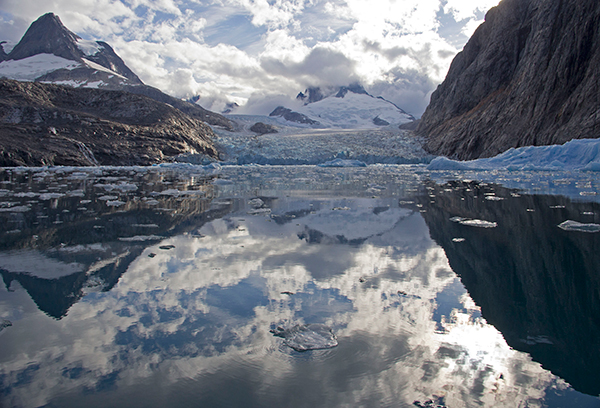 Greenland clouds