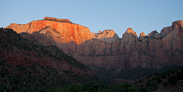 Sunrise at Zion National Park