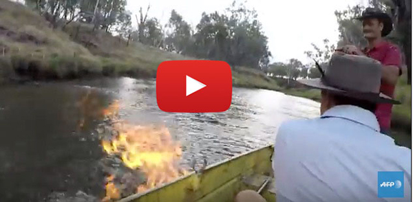 Video: River Set on Fire in an Area with Fracking | Good Nature Travel Blog