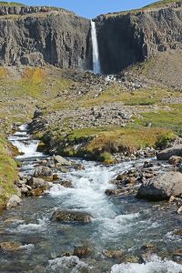 Waterfall in Iceland