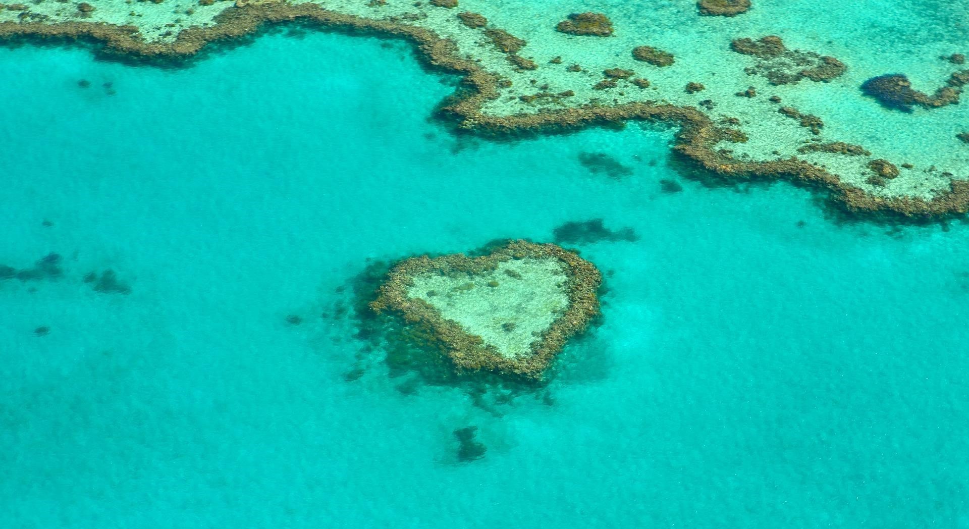 Heart Reef, Great Barrier Reef, Australia