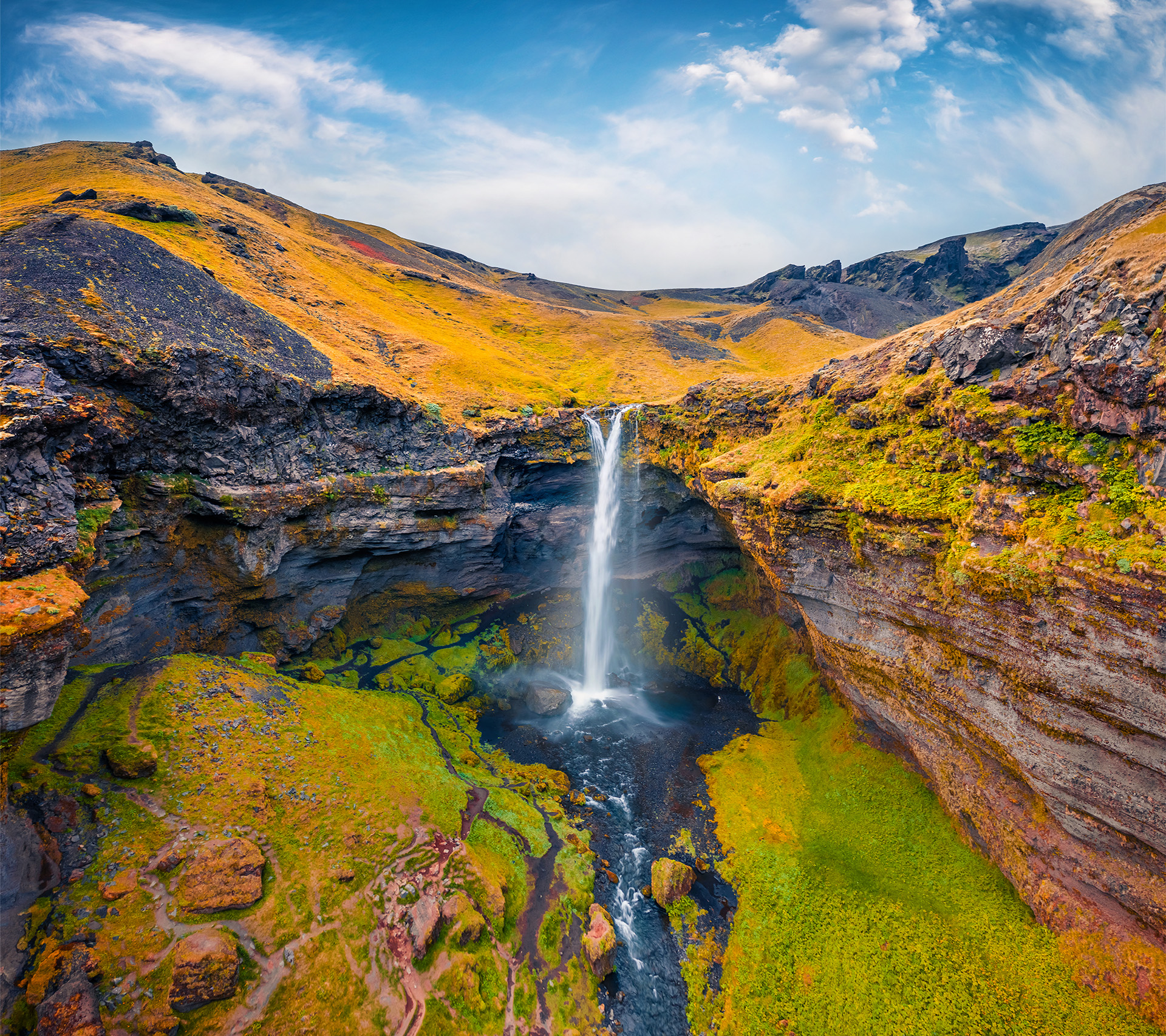 Waterfall Iceland Waterfall Iceland