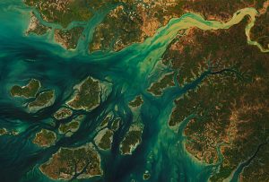 High resolution satellite image of João Vieira-Poilão Islands Marine National Park and the West Coast of Guinea Bissau