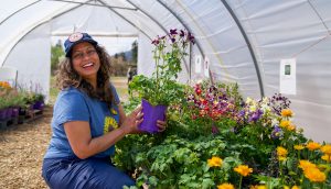 Nat Hab Staff volunteering at Growing Gardens in Boulder, CO